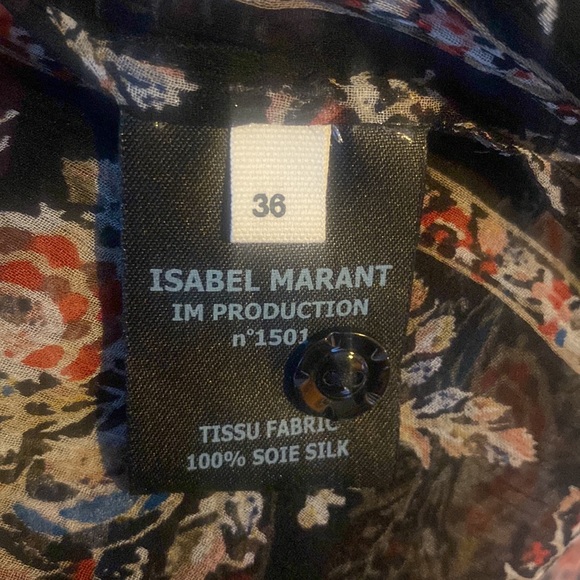 Isabel Marant Etoile Sharla Print Floral Sheer Tunic
Dress/Top size 36 - Picture 3 of 5